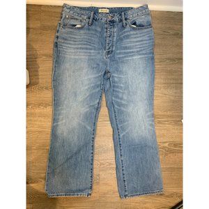 Madewell Slim Demi Boot Jean Size 33